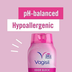 Vagisil Odor Block Wash, 12 Ounce - Pack of 4 (Packaging May Vary)