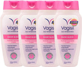 Vagisil Odor Block Wash, 12 Ounce - Pack of 4 (Packaging May Vary)