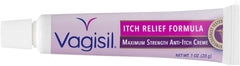 Vagisil Maximum Strength Feminine Anti-Itch Cream with Benzocaine for Women, Helps Relieve Yeast Infection Irritation, Gynecologist Tested, Fast-acting, Soothes and Cools Skin, 1 oz (Pack of 4)