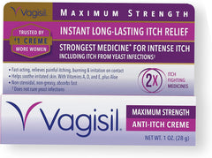 Selsun Blue Maximum Strength Anti-Dandruff Shampoo 11 oz & Vagisil Maximum Strength Anti-Itch Feminine Cream 1 oz Bundle