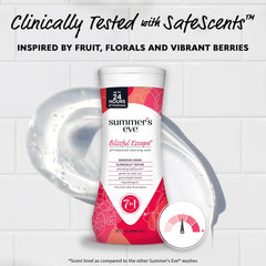Summer's Eve Blissful Escape All-Over Daily Feminine Wash, pH-Balanced Body Wash for Women, Removes Vaginal Odor and Refreshes, 15 Fl Oz