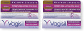 Vagisil Maximum Strength Feminine Anti-Itch Cream with Benzocaine for Women, Helps Relieve Yeast Infection Irritation, Gynecologist Tested, Fast-Acting, Soothes and Cools Skin, 1 oz (Pack of 2)