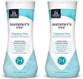 Summer's Eve Fragrance Free All-Over Feminine Wash, Gentle pH-Balanced Body Wash for Women, Removes Vaginal Odor, 15 Fl Oz (Pack of 2)