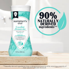 Summer's Eve Essential Botanicals All-Over Daily Feminine Wash with Argan Oil, Gentle pH-Balanced Body Wash for Women, Removes Vaginal Odor and Refreshes, 12 Fl Oz