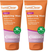 FemiClear Soothing Daily Feminine Wash - Feminine Care Wash for Itching & Irritated Skin, Feminine Hygiene Products, Essentials for Vaginal Health, PH Balance for Women (6FL oz) (Pack of 2)