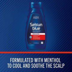 Selsun Blue Maximum Strength Anti-Dandruff Shampoo 11 oz & Vagisil Maximum Strength Anti-Itch Feminine Cream 1 oz Bundle