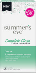 Summer's Eve Feminine Douche 2 Pack & Vagisil Feminine Wash for Intimate Hygiene, Odor Block, 12 oz