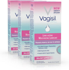 Vagisil Prohydrate Internal Vaginal Moisturizer, Gel & Lubricant for Women, Gynecologist Tested, 8 Count, Pack of 3 (24 Total Applicators)