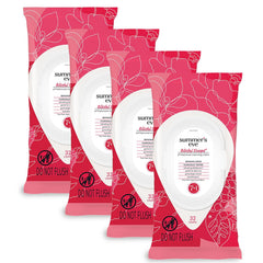 Summer's Eve Feminine Wipes, Blissful Escape, Vaginal Wipes, Feminine Care to Help Remove Vaginal Odor, Gynecologist Tested, 32 Wipes, Pack of 4