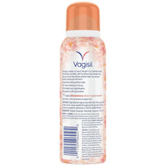 Vagisil Scentsitive Scents Feminine Dry Wash Deodorant Spray for Women, Gynecologist Tested, Paraben Free, Peach Blossom, 2.6 Ounce (Pack of 4)