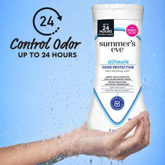 Summer's Eve Ultimate Odor Control Feminine Spray, 2 oz & Body Wash with Boric Acid, 15 Fl Oz
