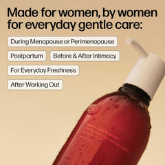 Medicine Mama's Apothecary VMAGIC Gentle Feminine Wash pH Balanced to Cleanse and Rejuvenate Intimate Skin with Chamomile, Collagen, Vitamin E and Sage – Hormone Free – 3 Pack, 8 oz Each