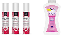 Summer's Eve Blissful Escape Daily Spray, Vagisil Odor Block Powder, Feminine Hygiene 2 oz Spray & 8 oz Powder