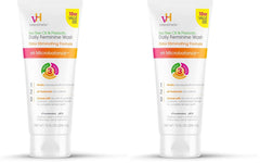 vH essentials Daily Feminine Wash - 10 Fl Oz - Odor Eliminating Vaginal Wash with Tea Tree Oil,Prebiotics and Cranberry,gentle cleanser + pH balancing,(Pack of 2)