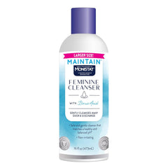 Monistat Boric Acid Feminine Wash, Fragrance-Free Intimate Wash for Women with Gentle pH-Balanced Formula, 16 Fl Oz