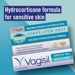 Vagisil Anti-Itch Feminine Hygiene Care Multipack for Women, 12 Medicated Intimate Wipes and Vagisil Maximum Strength Feminine Anti-Itch Creme - 1 oz, Helps Relieve Yeast Infection Irritation