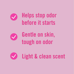 Vagisil Odor Block Multipack for Women, Daily Intimate wash, 20 Feminine Wipes, and Dry Wash Deodorant Spray - Gynecoligist Tested