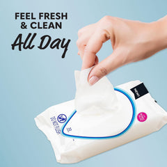 Summer's Eve Ultimate Odor Protection Daily Feminine Wipes, Gentle pH-Balanced Formula with Boric Acid Cleanses & Removes Vaginal Odor, Resealable Pack, 32 Body Wipes (Pack of 2)