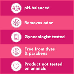 Summer's Eve Sheer Floral Feminine Wipes, Gentle pH-Balanced Formula Helps Control Vaginal Odor, Individually Wrapped Wipes, 12 Count