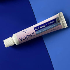 Vagisil Regular Strength Anti-Itch Feminine Cream for Women, Gynecologist Tested, Hypoallergenic, Fast-acting and Long-lasting Itch Relief, Vaginal Moisturizer Soothes and Cools, 1 oz (Pack of 2)