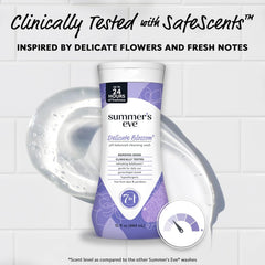 Summer’s Eve Feminine Wash, Delicate Blossom, Daily pH-Balanced Body Wash for Women, Feminine Care to Remove Vaginal Odor, Gynecologist Tested, 15 Fl Oz