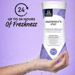 Bundle of Summer's Eve Delicate Blossom, Simply Sensitive, + Amber Nights Daily Refreshing All Over Feminine Body Wash, Removes Odor, Feminine Wash pH Balanced, 15 fl oz
