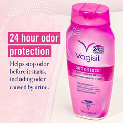 Vagisil Odor Block Wash, 12 Ounce - Pack of 4 (Packaging May Vary)