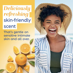 Vagisil Scentsitive Scents Daily Feminine Intimate Wipes for Women, Gynecologist Tested, Citrus Paradise, 20 Wipes in Resealable Pouch (Pack of 1)