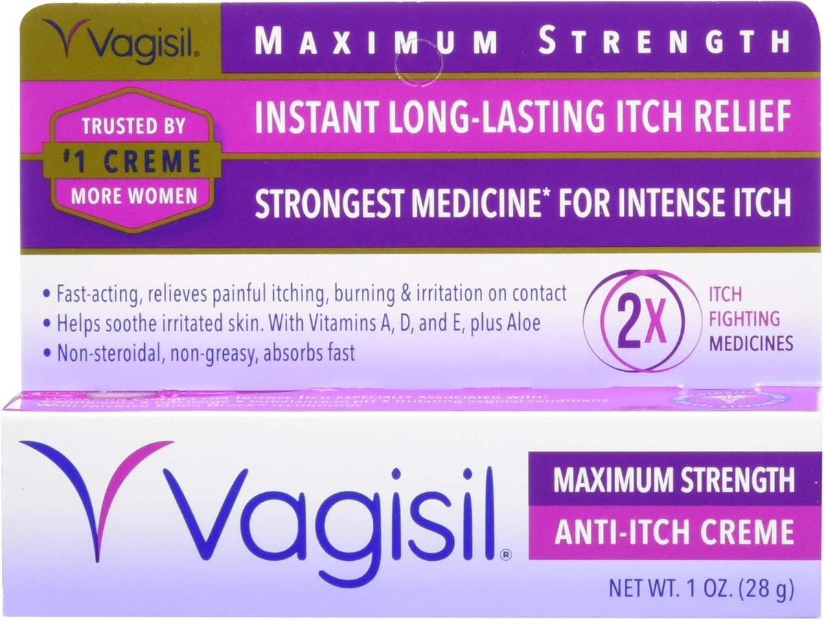 Vagisil Maximum Strength Anti Itch Creme, 1 Ounce