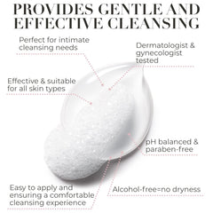 Feminine Wash | pH Balance for Women | Feminine Care Unscented Vaginal Cleanser for pH Balance & Vaginal Dryness Relief | Gentle Intimate Care for Sensitive Skin | Advanced Hydration Feminine Wash