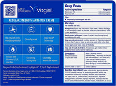 Vagisil Anti-Itch Creme, Regular Strength 1 oz