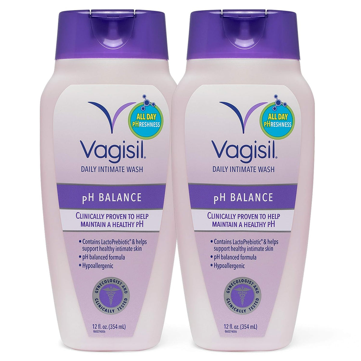 Vagisil pH Balanced Wash, 12 Ounce (Pack of 2)
