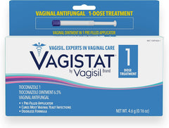 Monistat & Vagisil 1 Day Yeast Infection Treatments with 1 Tioconazole Prefilled Applicator Each for Women